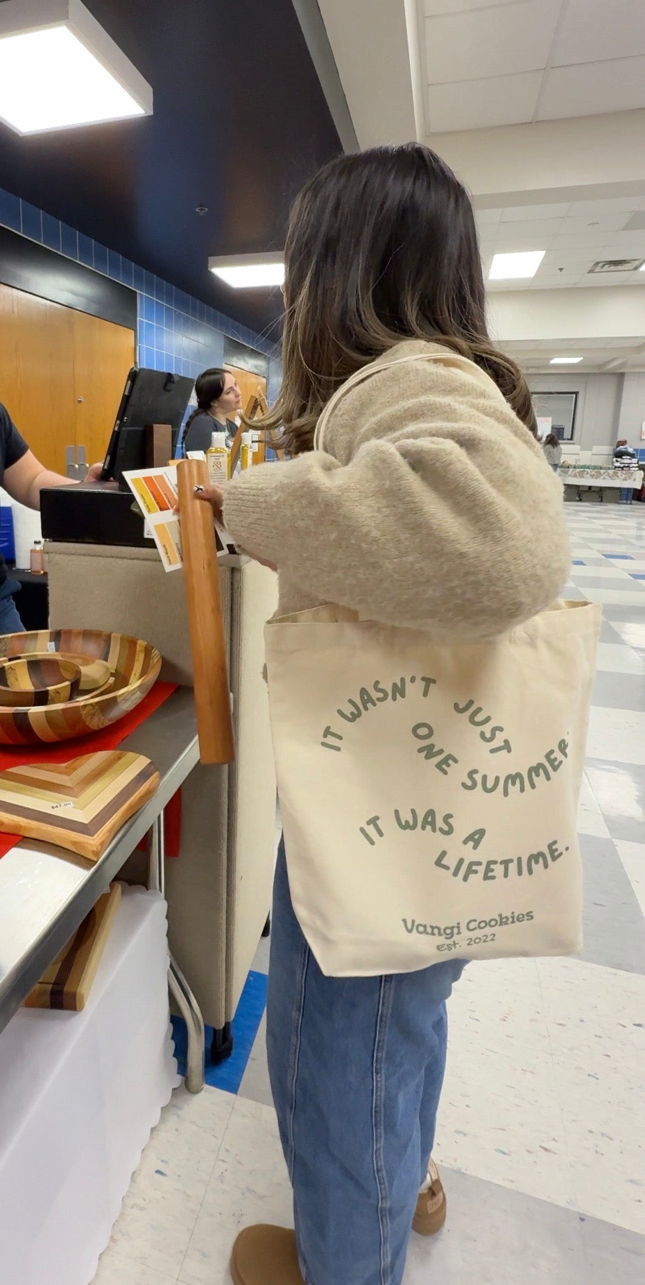 It was a lifetime tote!